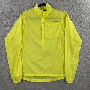 Patagonia Houdini Pullover Jacket Womens XS Lightweight Packable High Vis 24160